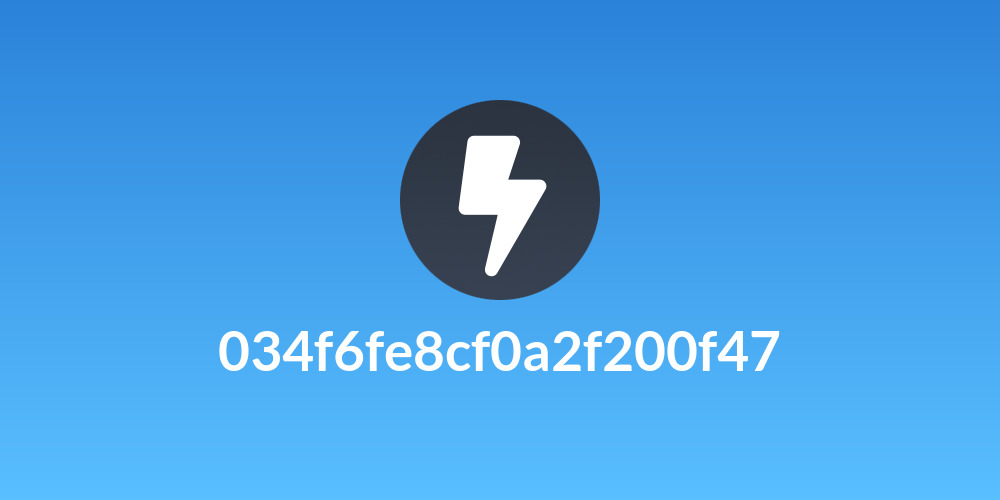 034f6fe8cf0a2f200f47