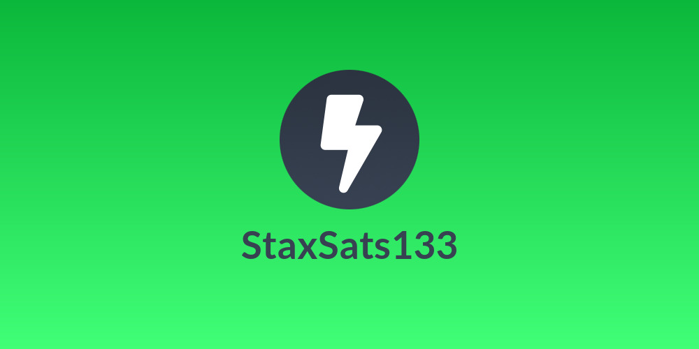 StaxSats133