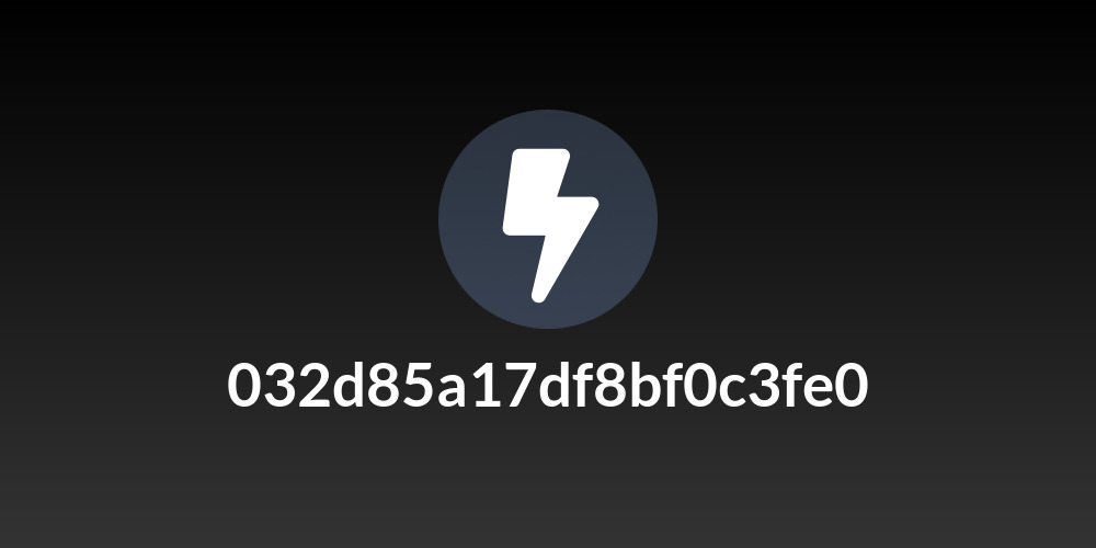 032d85a17df8bf0c3fe0