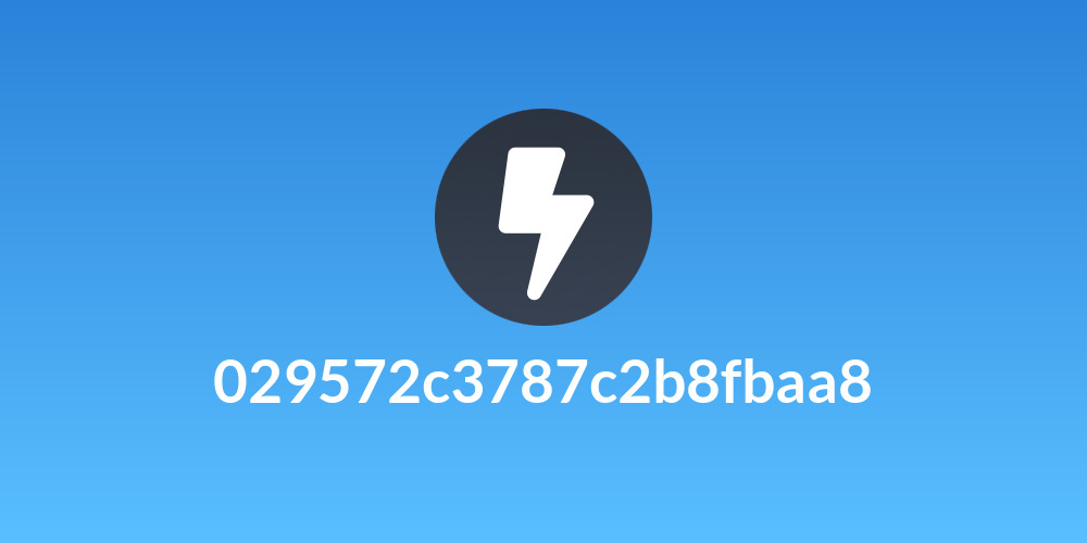 029572c3787c2b8fbaa8