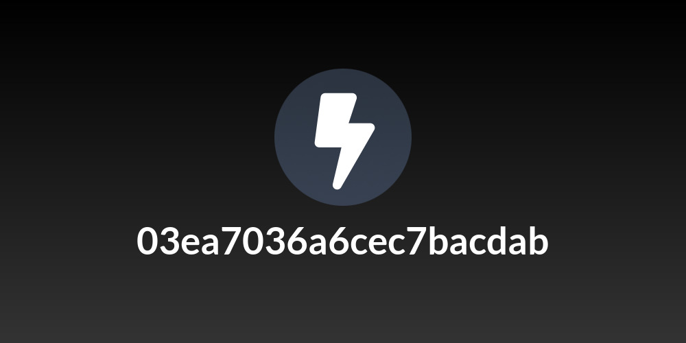 03ea7036a6cec7bacdab