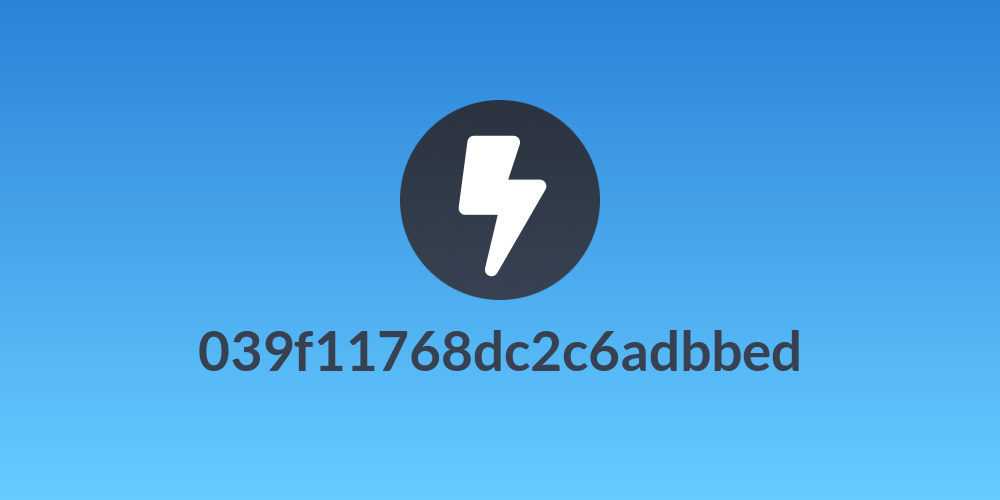 039f11768dc2c6adbbed