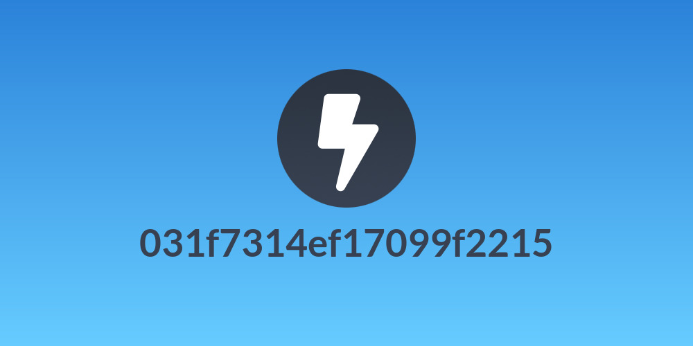 031f7314ef17099f2215