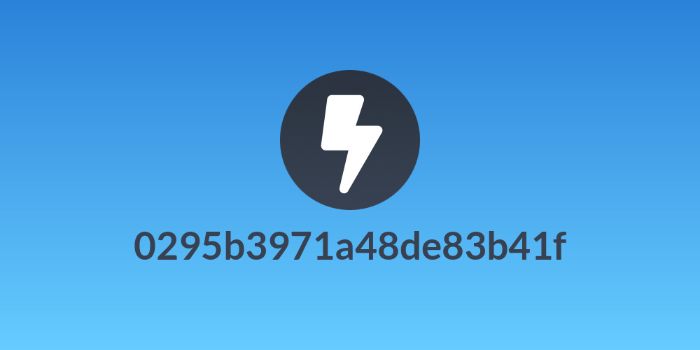 0295b3971a48de83b41f