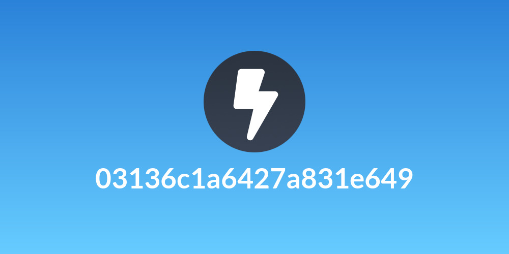 03136c1a6427a831e649
