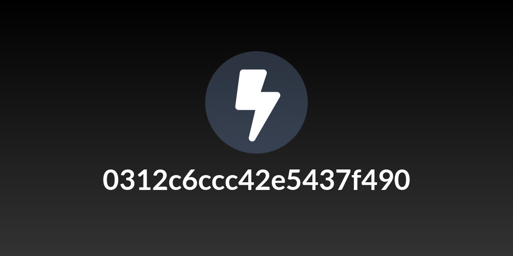 0312c6ccc42e5437f490