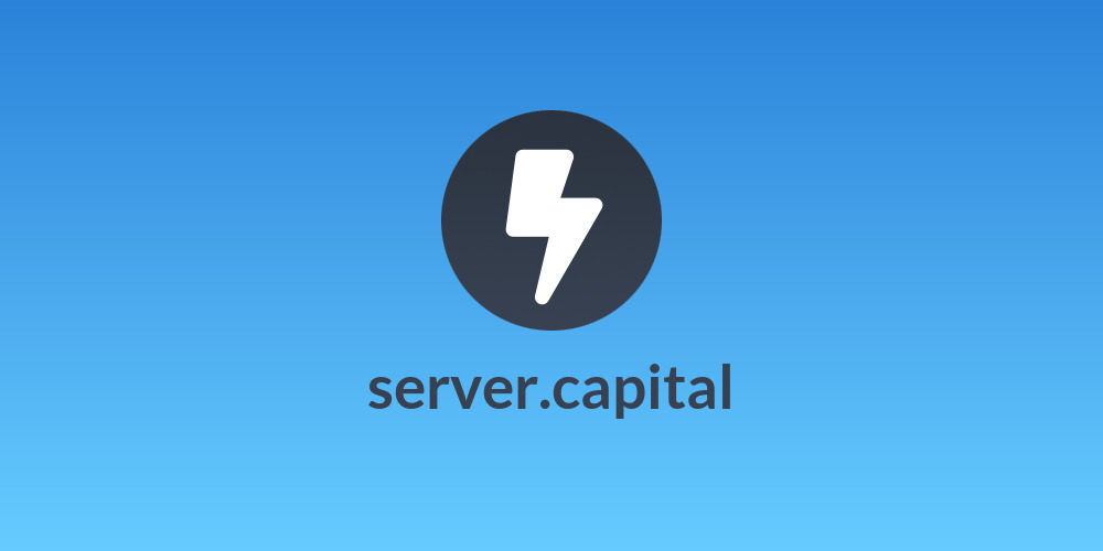 server.capital