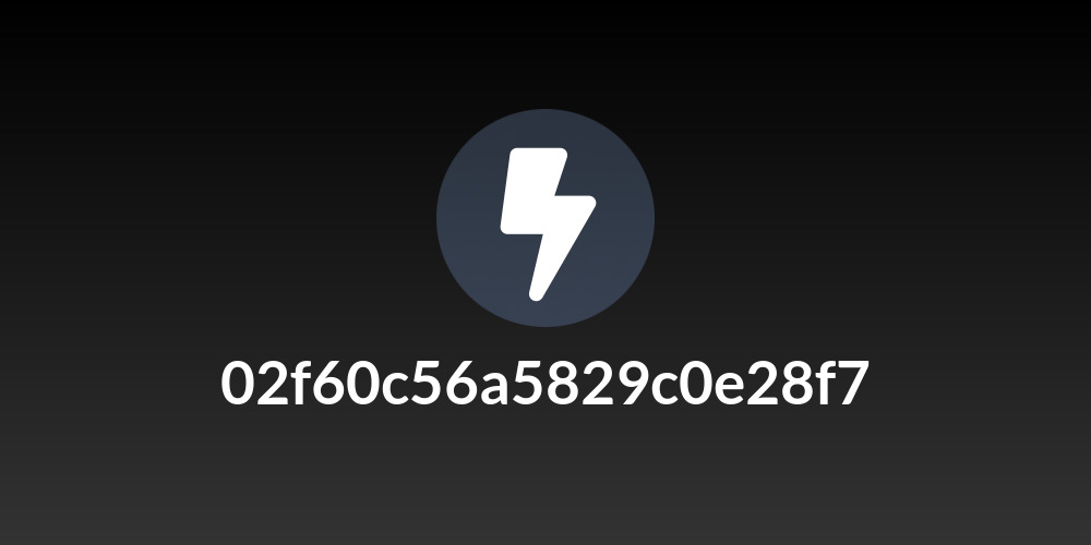 02f60c56a5829c0e28f7