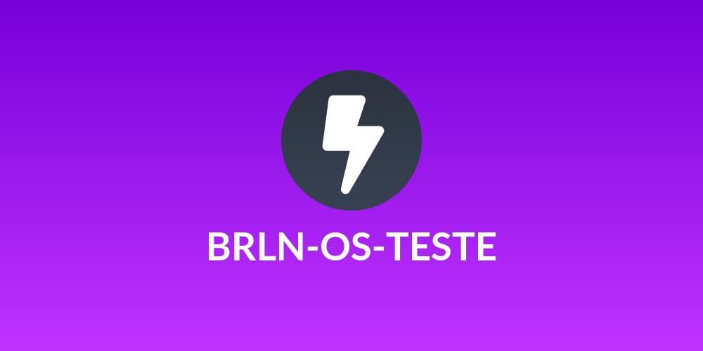 BRLN-OS-TESTE
