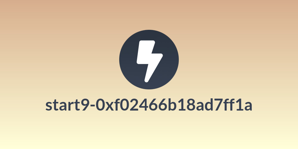 start9-0xf02466b18ad7ff1a