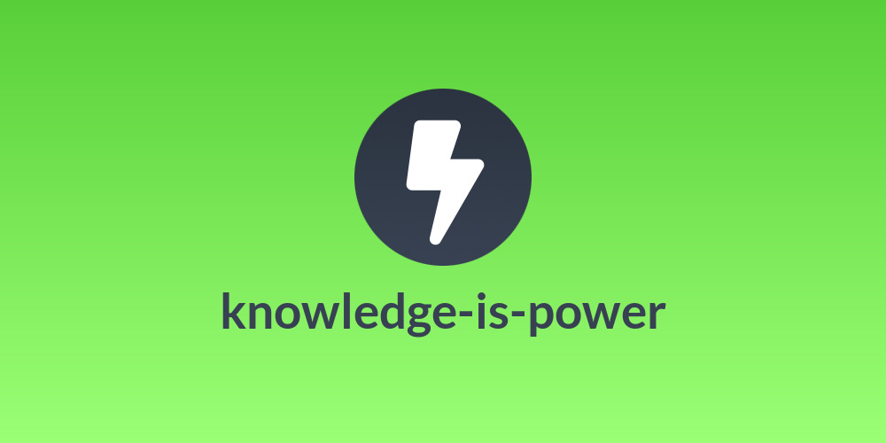 knowledge-is-power