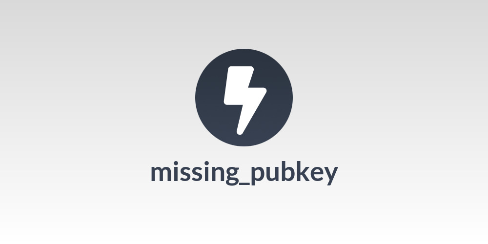 missing_pubkey