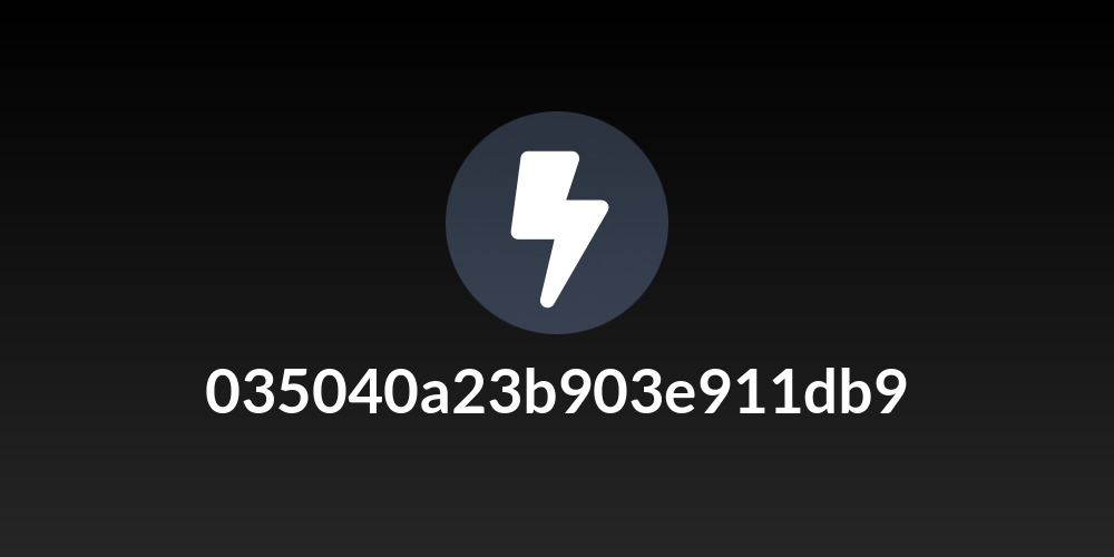 035040a23b903e911db9