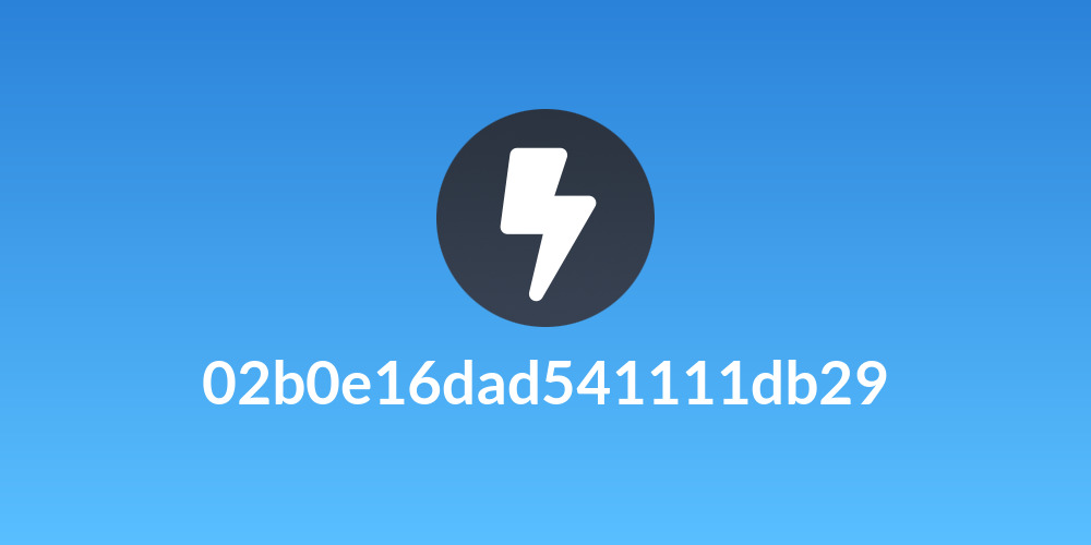 02b0e16dad541111db29