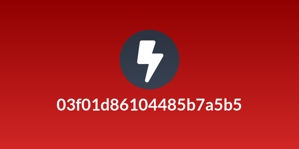 03f01d86104485b7a5b5