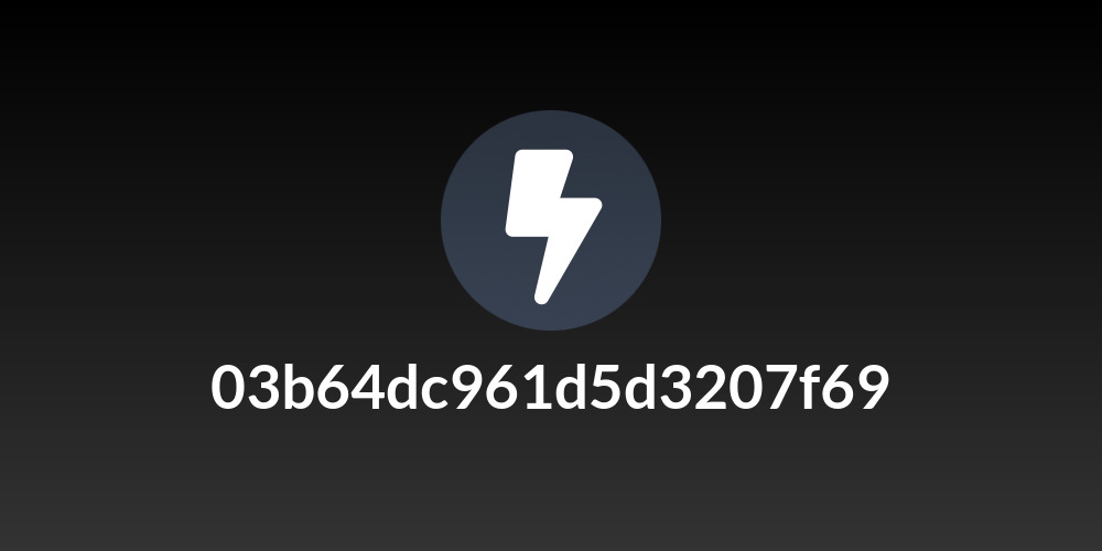 03b64dc961d5d3207f69
