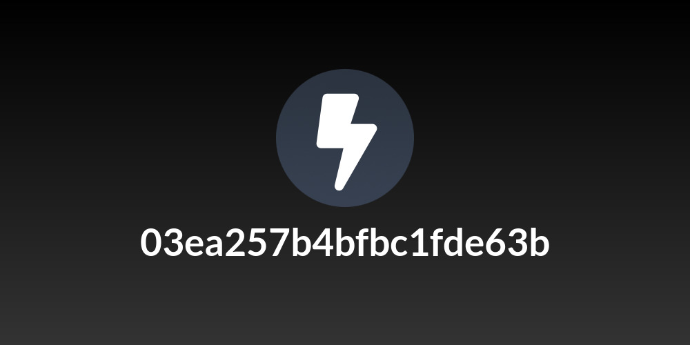 03ea257b4bfbc1fde63b