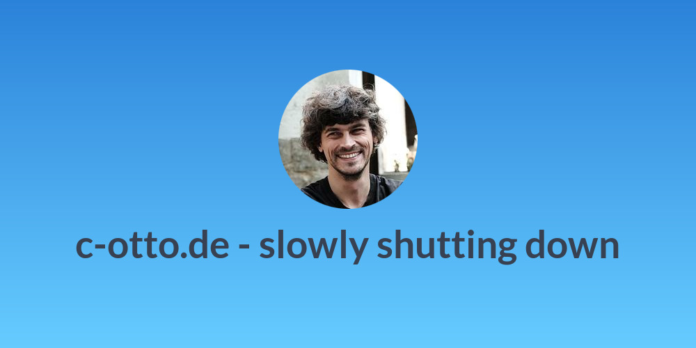 c-otto.de - slowly shutting down