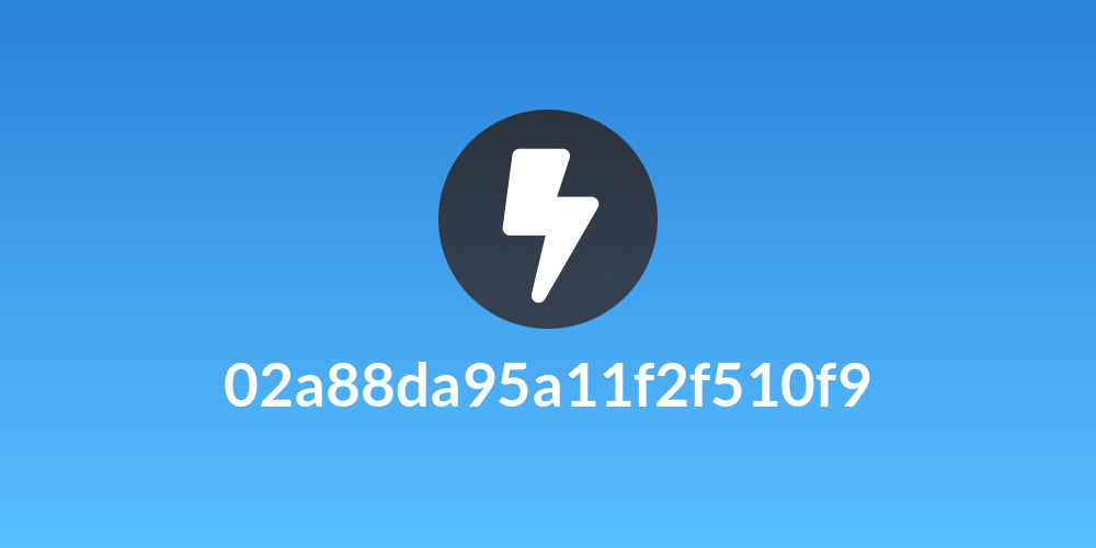 02a88da95a11f2f510f9