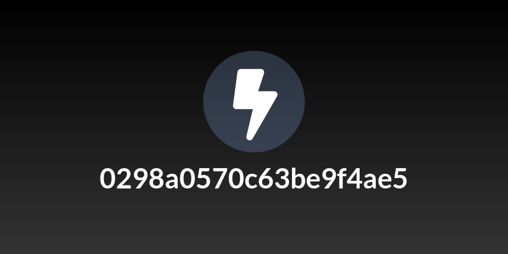 0298a0570c63be9f4ae5