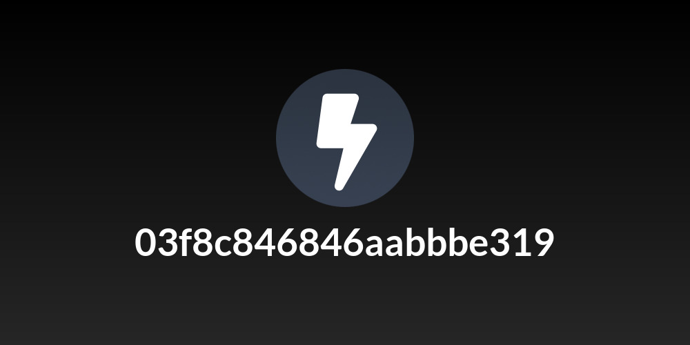 03f8c846846aabbbe319