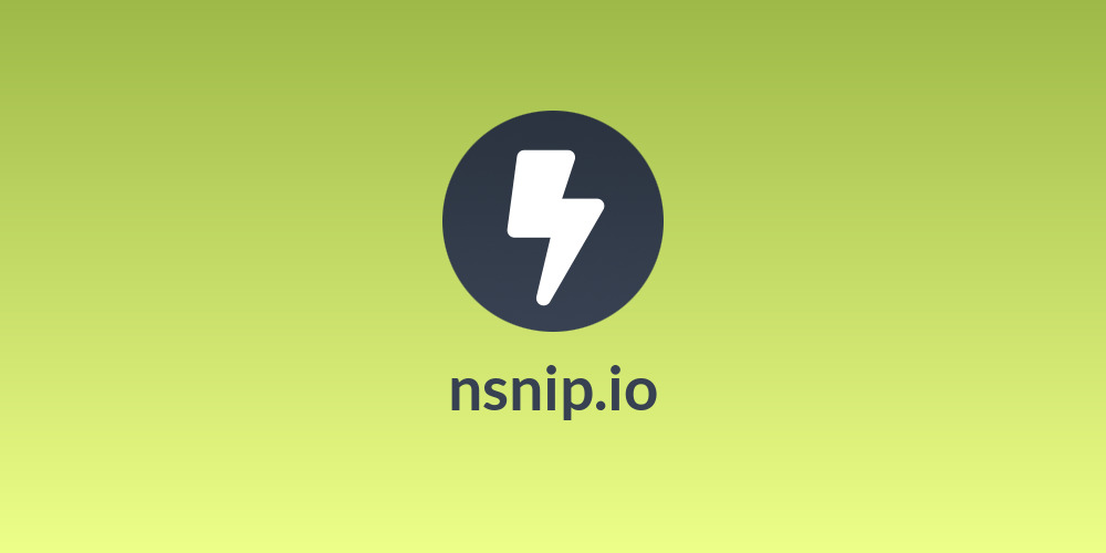 nsnip.io