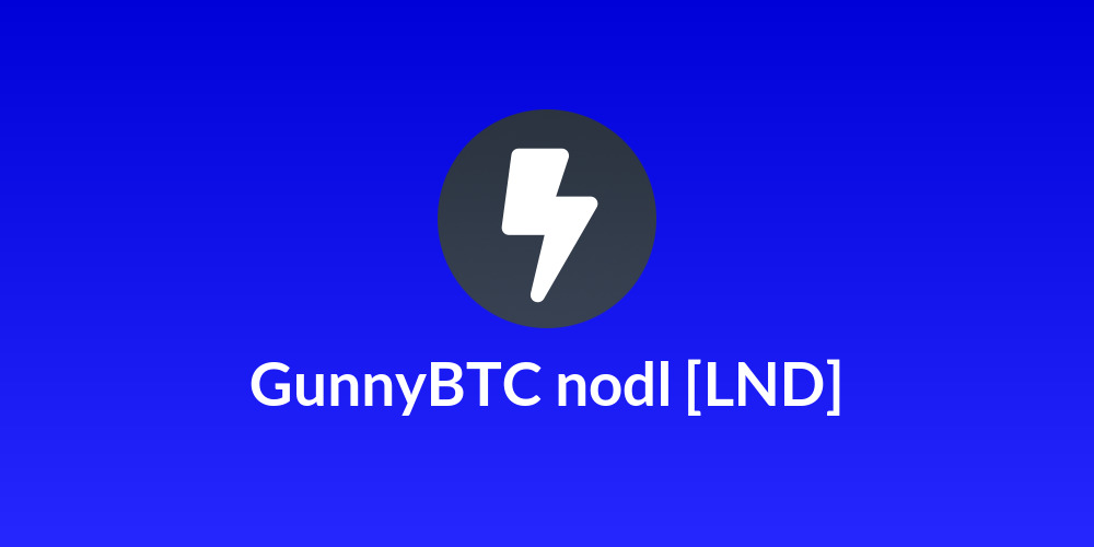 GunnyBTC nodl [LND]