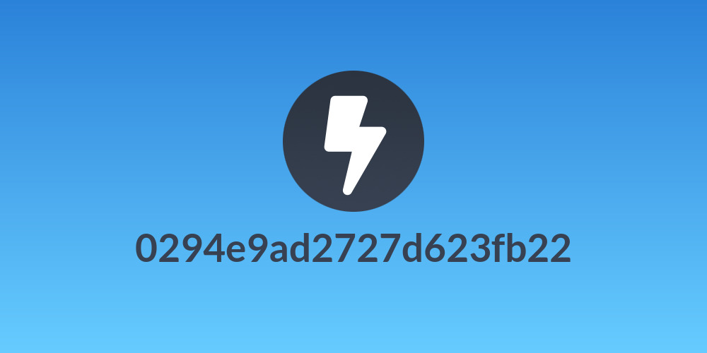 0294e9ad2727d623fb22