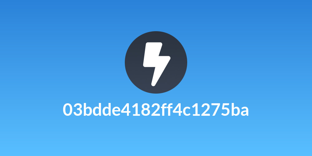 03bdde4182ff4c1275ba