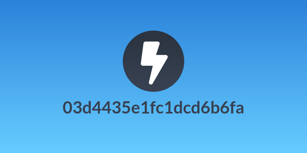 03d4435e1fc1dcd6b6fa