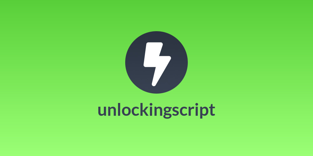 unlockingscript
