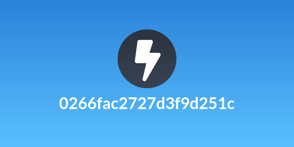 0266fac2727d3f9d251c