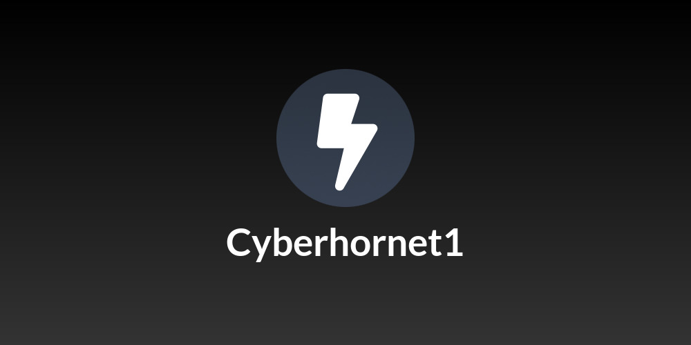 Cyberhornet🐝1