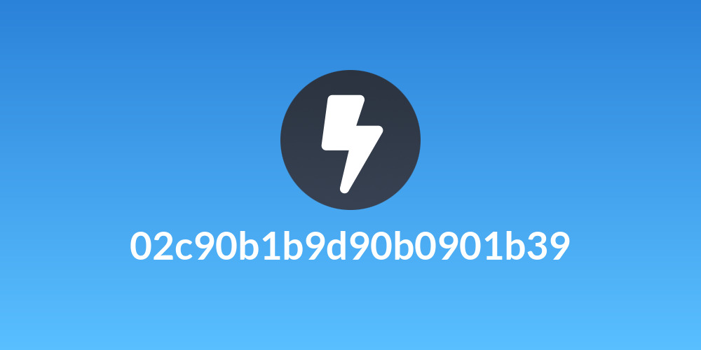 02c90b1b9d90b0901b39