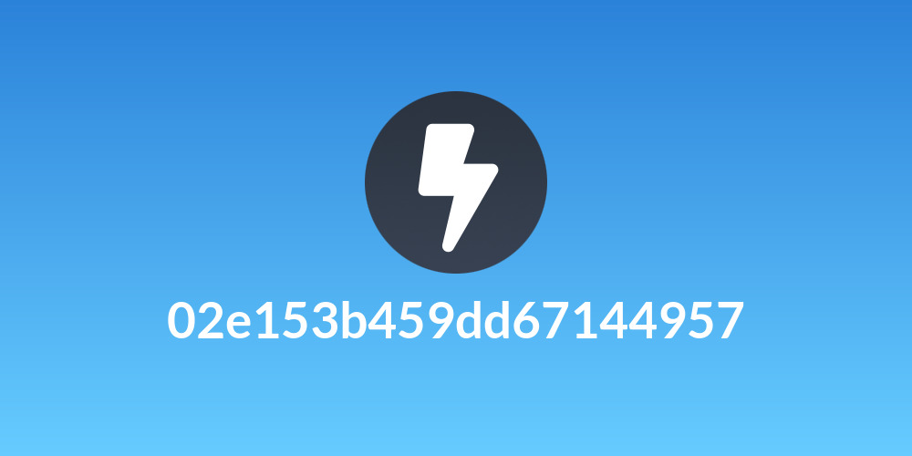 02e153b459dd67144957