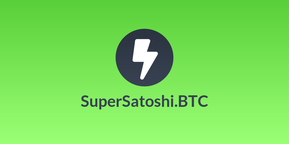 SuperSatoshi.BTC
