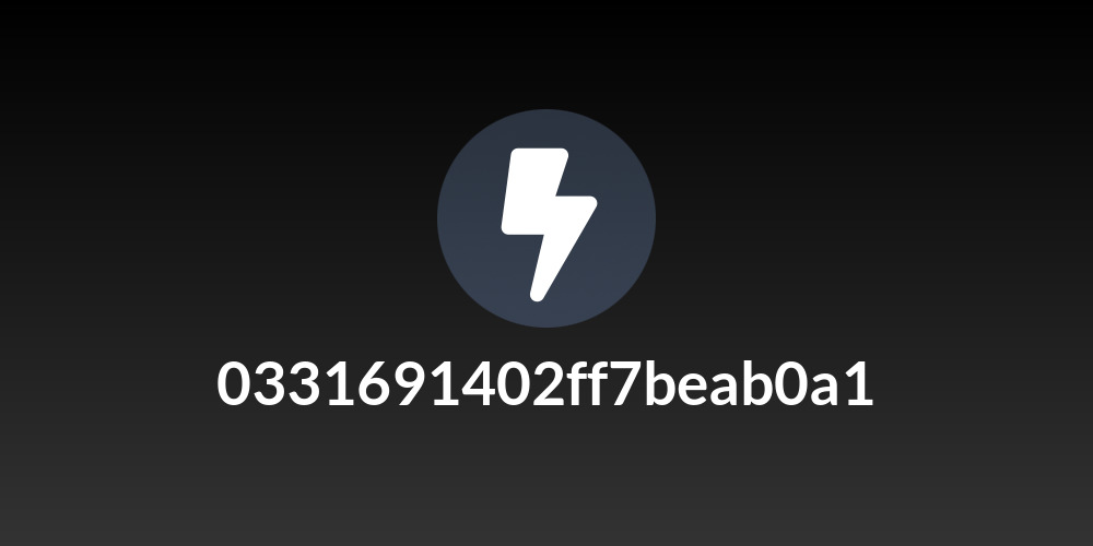 0331691402ff7beab0a1