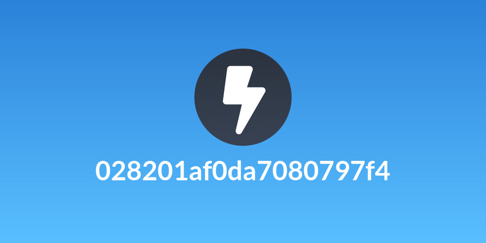 028201af0da7080797f4