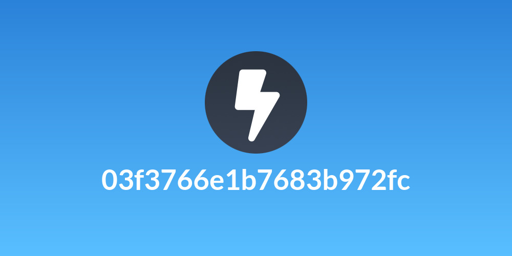 03f3766e1b7683b972fc