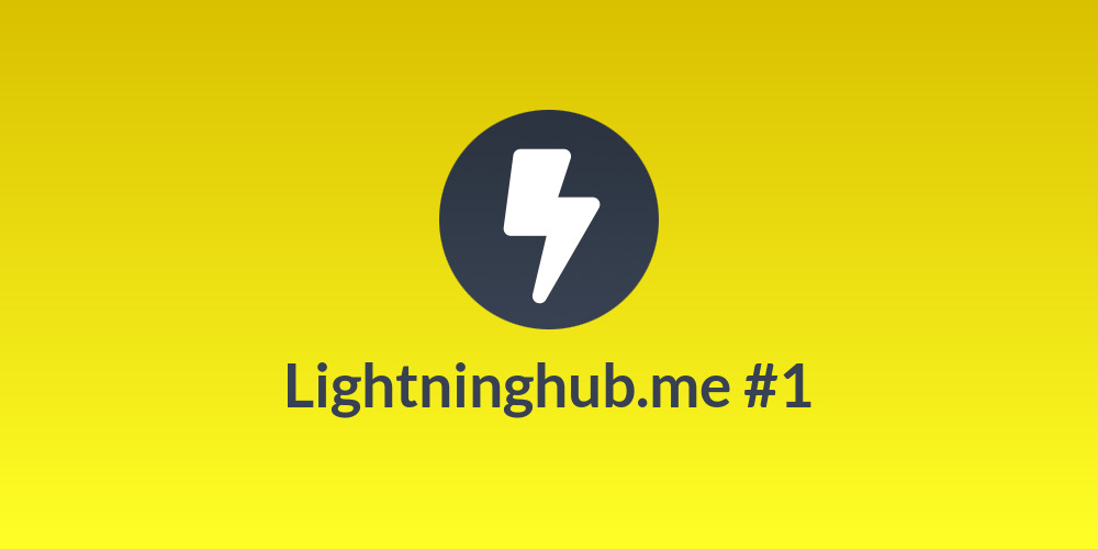 Lightninghub.me #1