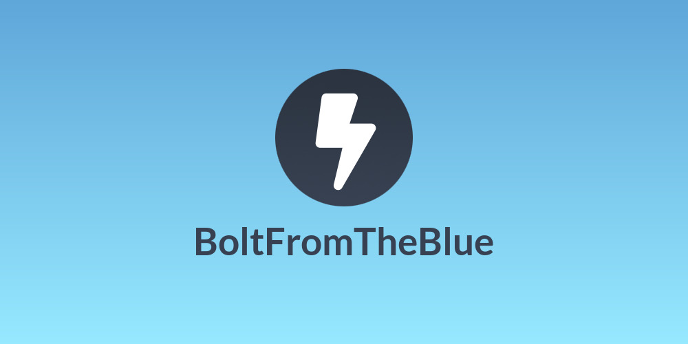 BoltFromTheBlue