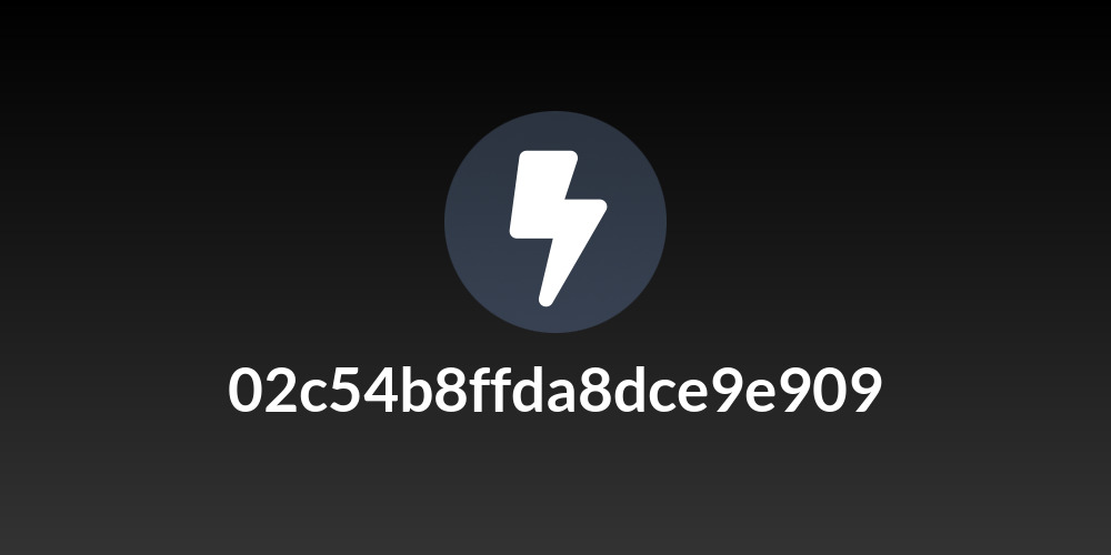 02c54b8ffda8dce9e909