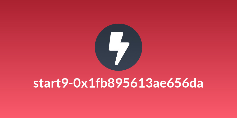 start9-0x1fb895613ae656da