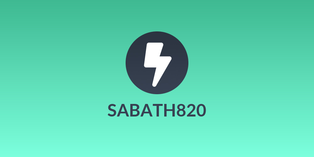 SABATH820