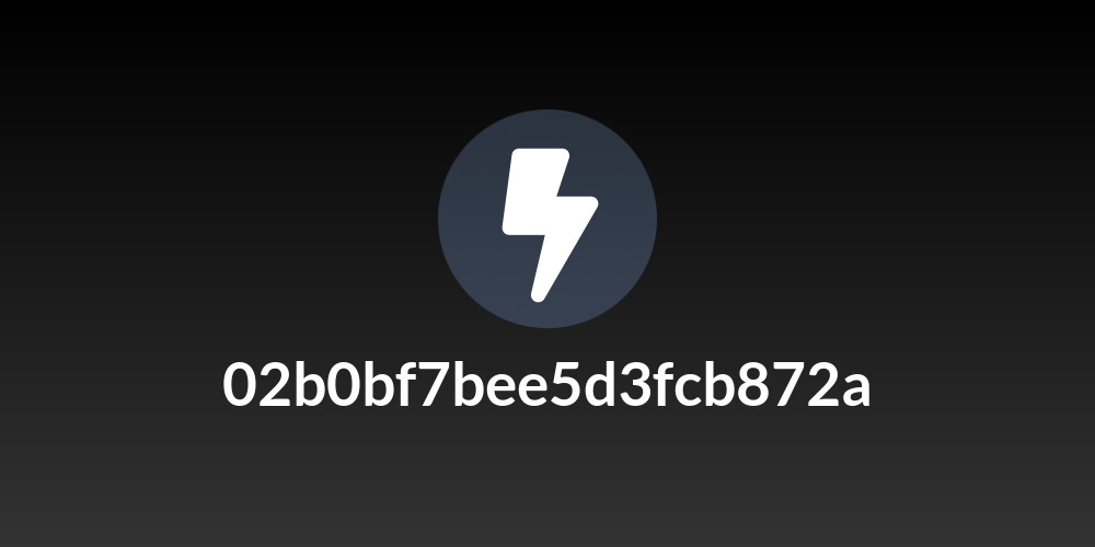 02b0bf7bee5d3fcb872a