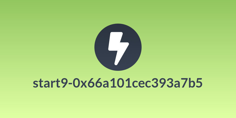 start9-0x66a101cec393a7b5