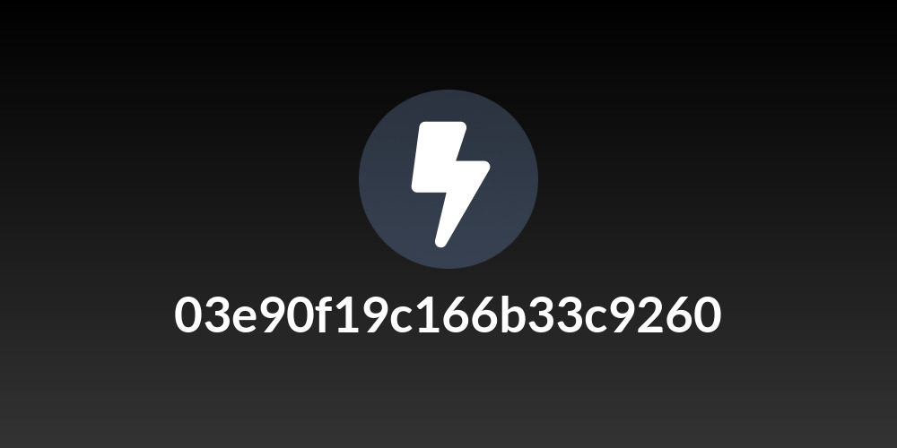 03e90f19c166b33c9260