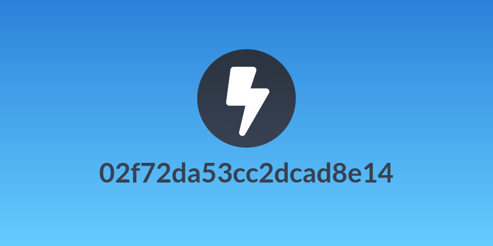 02f72da53cc2dcad8e14