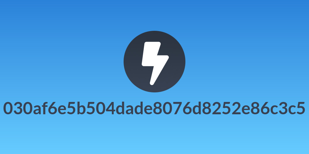 030af6e5b504dade8076d8252e86c3c5