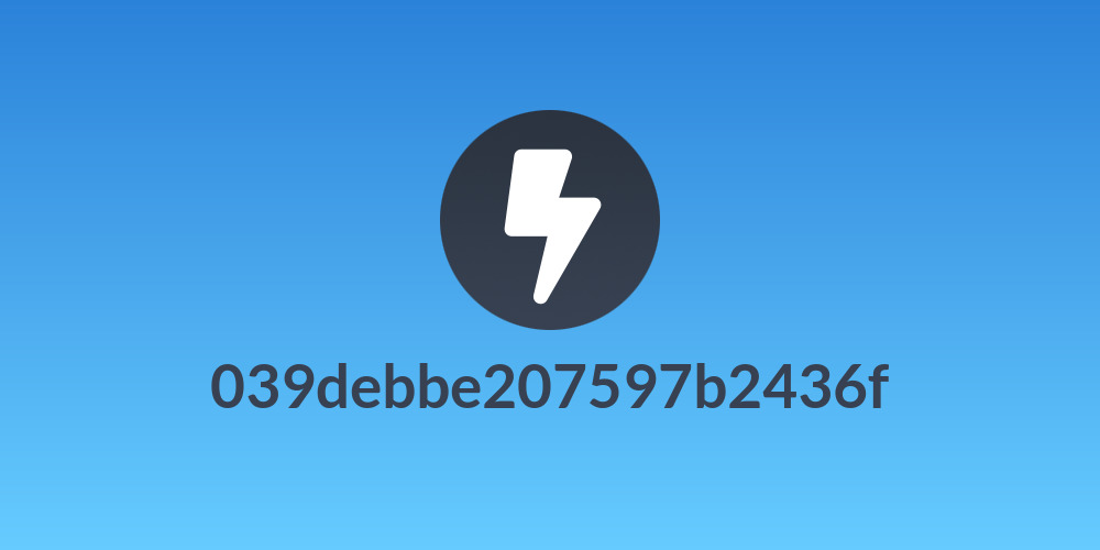 039debbe207597b2436f